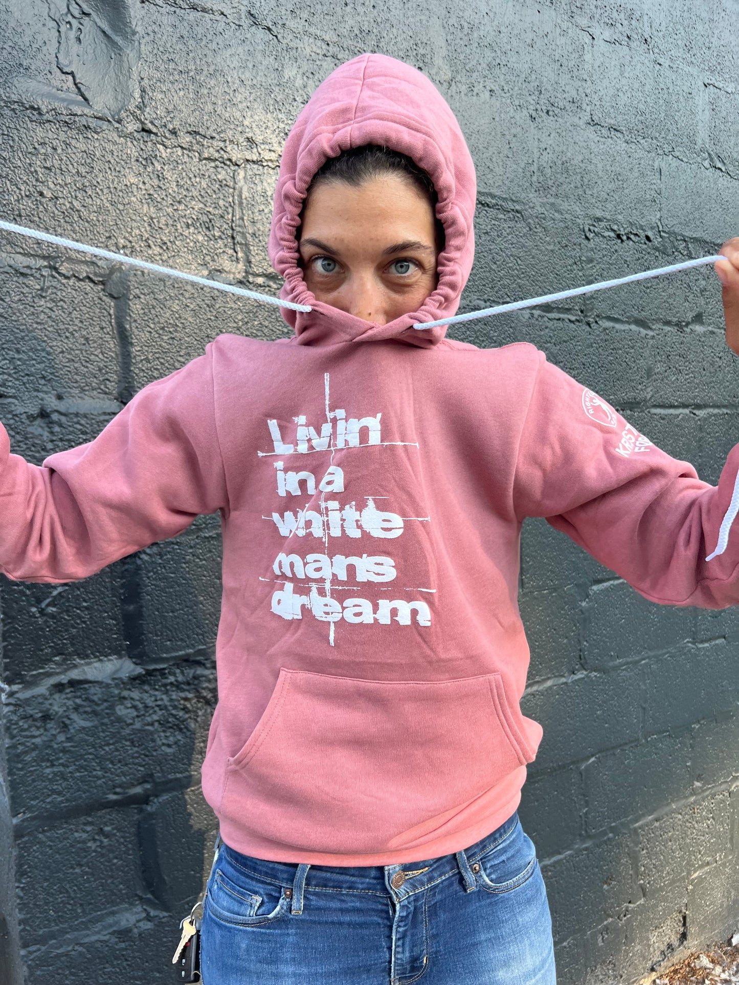 *PRESALE* Livin' In A White Man's Dream Hoodie by Kristen Ford