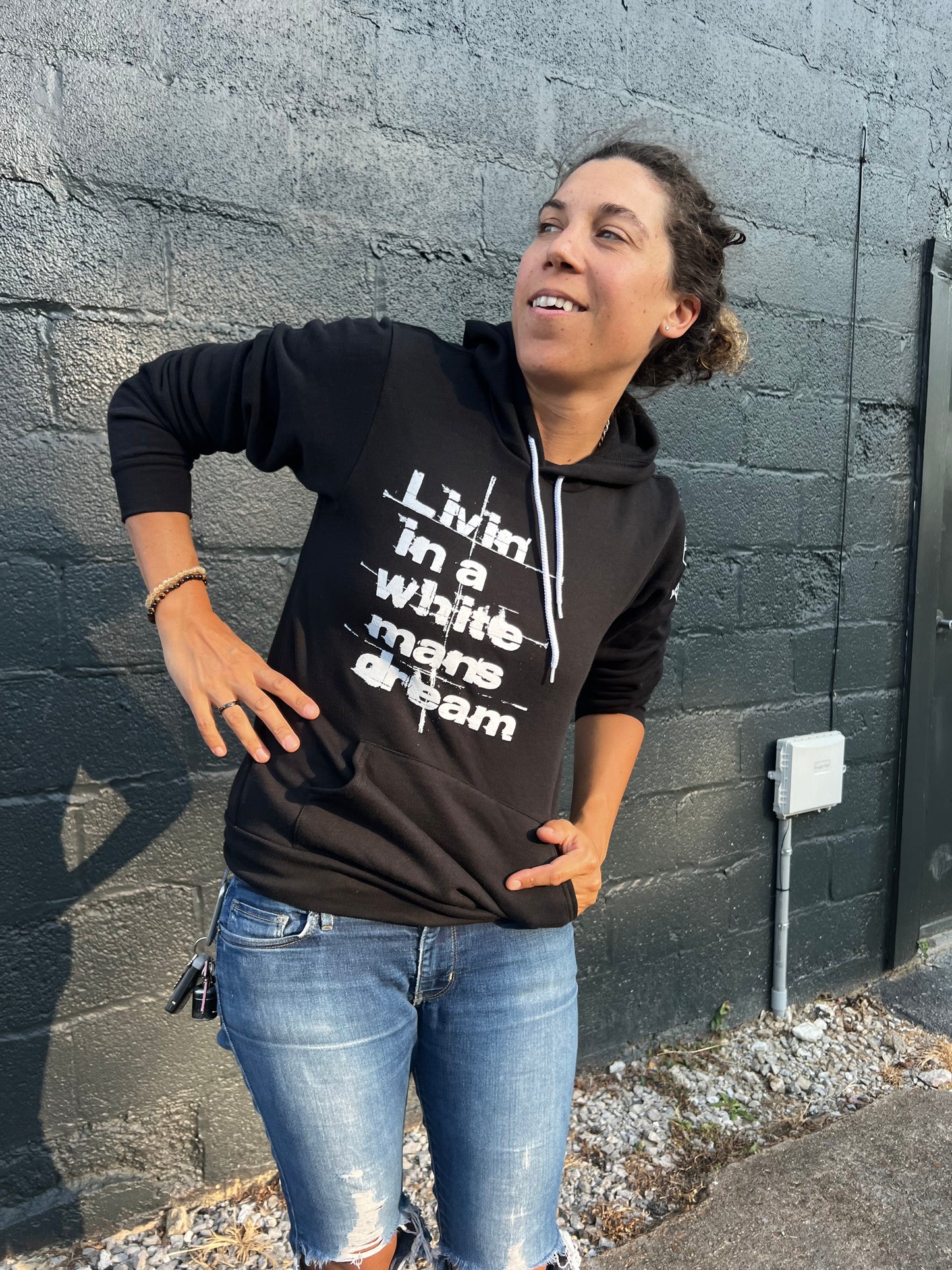 *PRESALE* Livin' In A White Man's Dream Hoodie by Kristen Ford