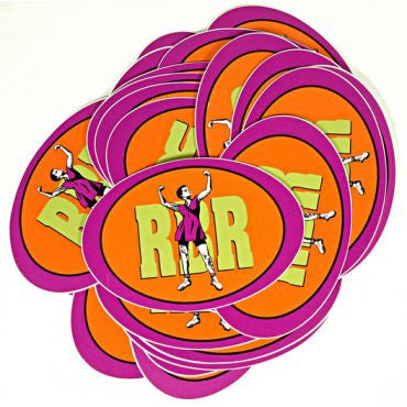 rbr oval sticker