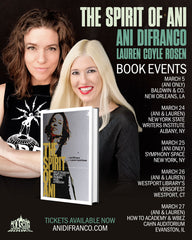 Ani DiFranco releases new book "The Spirit of Ani" with co-author Lauren Coyle Rosen