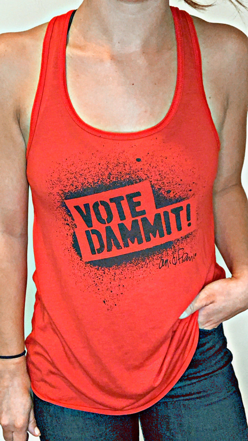 Vote Dammit! Ladies Tank
